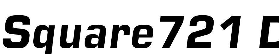Square721 Dm Italic cкачати шрифт безкоштовно